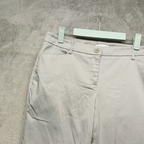 NEWYORK & COMPANY Women Office Pants Straight Leg Mid Rise Gray Size 8 - Picture 4 of 12